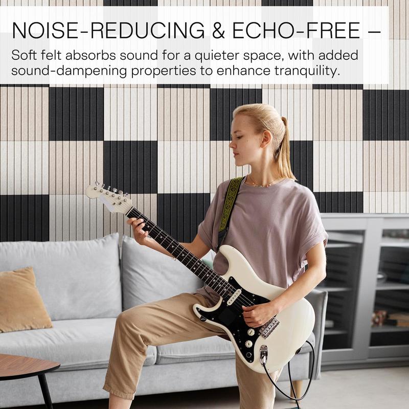 Large cork message board, measuring 36 inches x 24 inches, felt bulletin board for office decor, 6-piece felt wall panels with striped design, can be used as a pushpin message board and home wall organizer, suitable for offices and bedrooms.