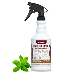 16 oz Peppermint Oil Insect Repellent Spray – Indoor & Outdoor Roach Spray for Spiders, Ants, Bugs, and More – Plant-Based, Extra-Strong Formula