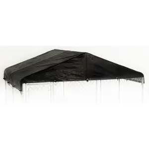 10 x 10 ft. Black Replacement Kennel Cover Tarp
