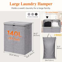 2-Section 140L Light Gray