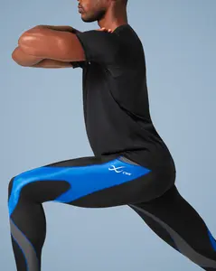 Stabilyx Joint Support Compression Tight: Men's Black/Grey/Blue