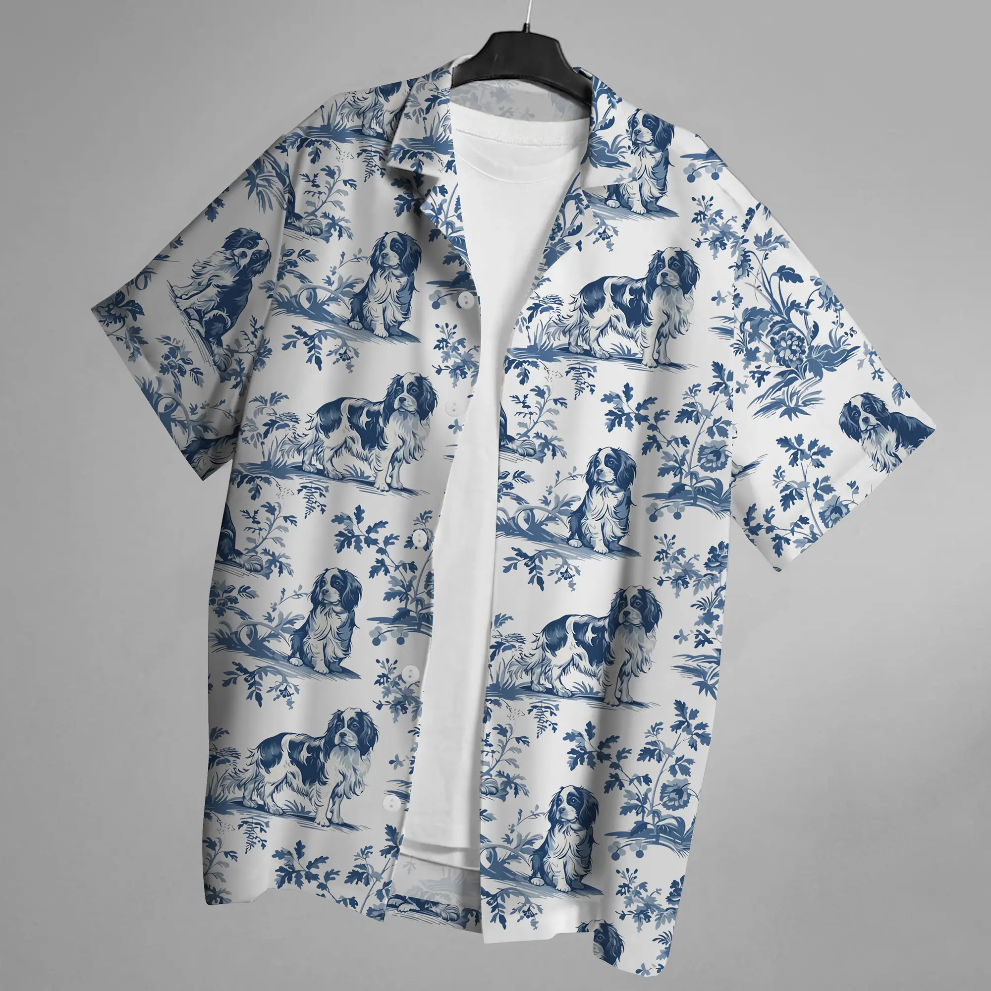 Cavalier King Charles Spaniel Hawaiian Shirt For Men - SHESHOW