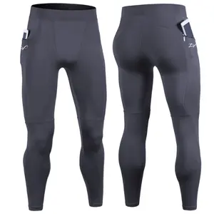 DRPfit for HIM Compression Tights w/pocket-Gray