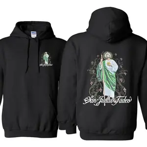 Saint Jude San Judas Tadeo Hoodie - Sweatshirt - Tshirt, Perfect For Catholic Faith And Devotion, Ideal Gift For Faithful Followers, For Men And Women