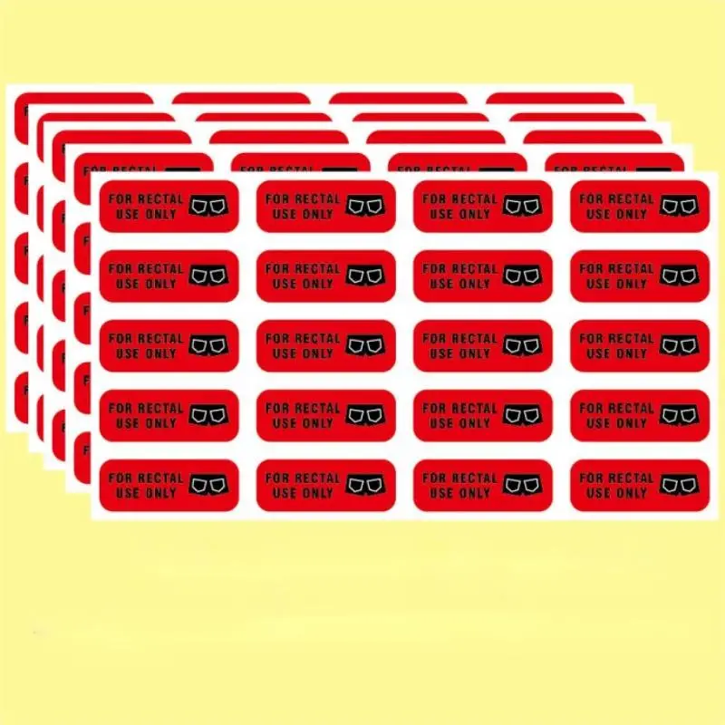 200pcs Rectal Use Only Sticker, Multi-purpose Self Adhesive Label, Waterproof Label Sticker for Outdoor