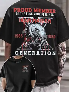 Iron maiden 2 side graphic T-Shirt