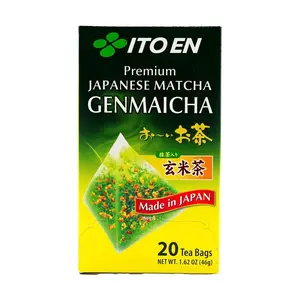 ITO EN Premium Genmaicha Tea Bags with Matcha - 20 Pack (46g) - Authentic Japanese Green Tea