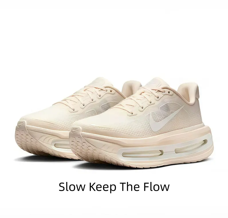 Retro-Inspired Performance Shoe with Signature Cream & Tan Color Blocking – Perfect for Fashion-Forward Runners & Weekend Outings