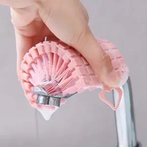 Flexible Multi-purpose Cleaning Brush with Soft Bristles - Suitable for Laundry, Kitchen, etc. Blue Plastic Scrubber - Gentle yet Effective Cleaning Tool, Laundry Cleaning Brush | Ergonomic handle | Soft bristle scrubber, cleaning brush for cleaning