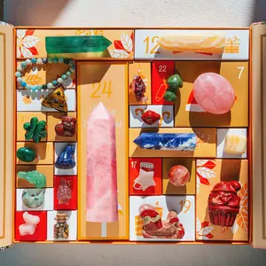 Christmas Countdown Natural Crystal Gift Box