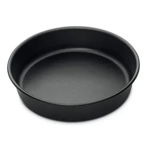 Modern Baking Essential, matte Black Round Baking Tray