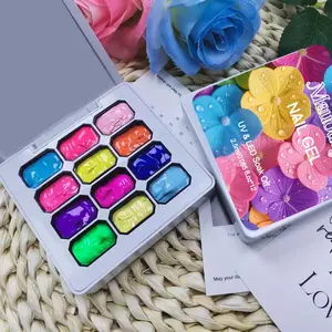 12 Color Y2K Fluorescent Pure Gel Nail Polish, Permanent Removal, UV LED Nail Oil, Long-Lasting Manicure, Trendy Nail Art