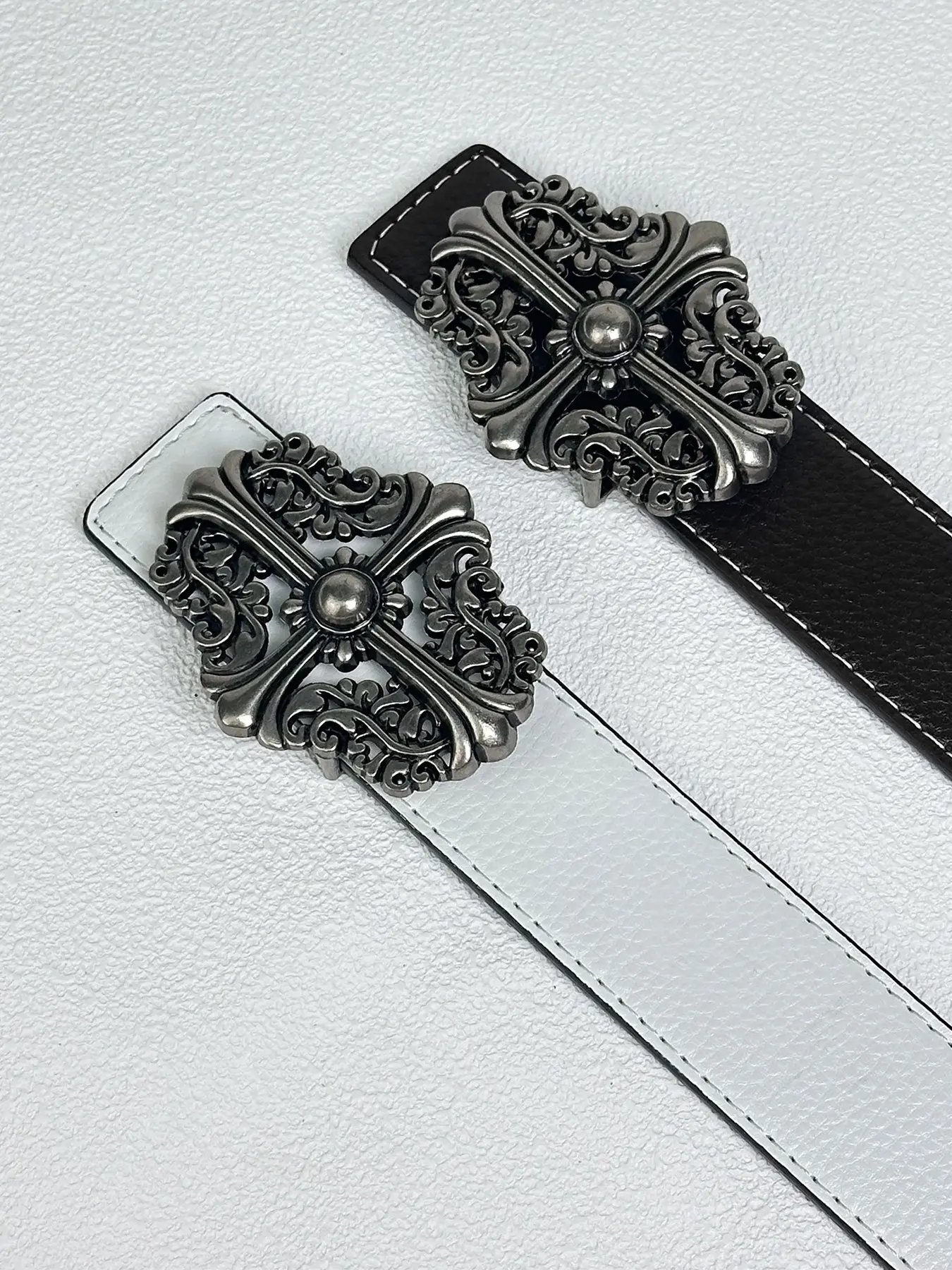 Black Western Emo Goth Alt Belt for Woman Men, Western  display picture 1