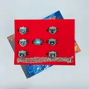 Inuyasha Ring Set Future Arc Third Generation Pannigrelli Ring Toy Necklace REBORN! Anime Merchandise