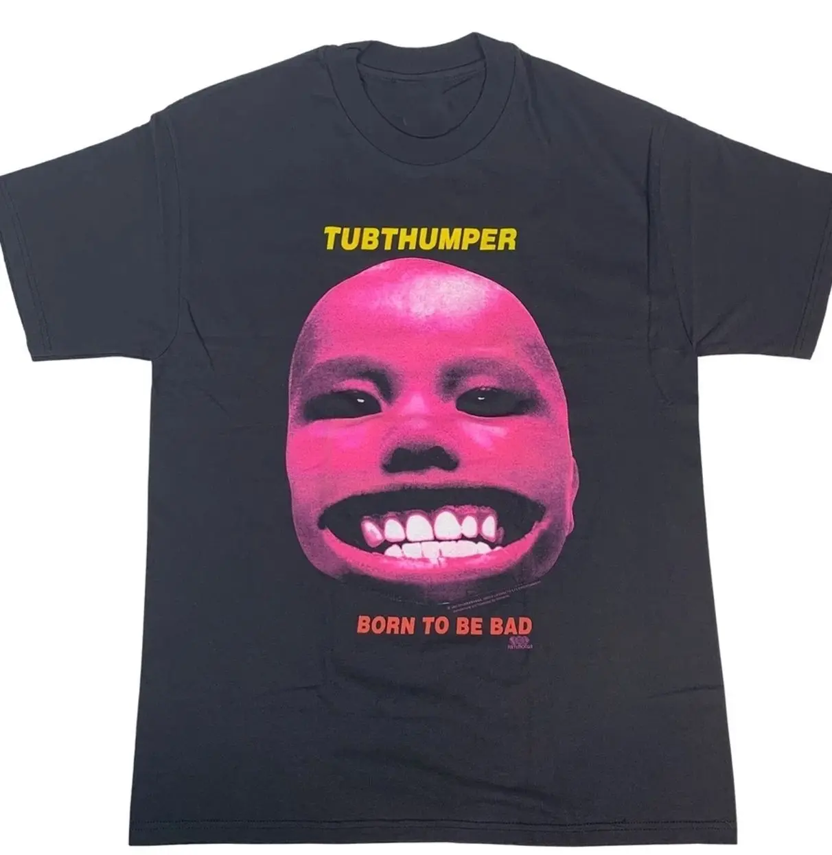 Vintage Chumbawamba Tubthumper Black Size S to 5XL T-Shirt OM611 E