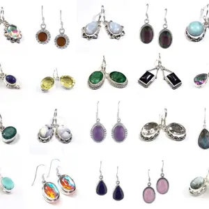 Earrings solid sterling silver