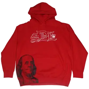 Red Benjamin x Virgin Mary Hoodie