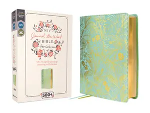 Niv, Journal the Word Bible for Women (Perfect for Note-Taking), Leathersoft, Teal, Red Letter, Comfort Print: 500+ Prompts to Encourage Journaling an -- Zondervan - Bible