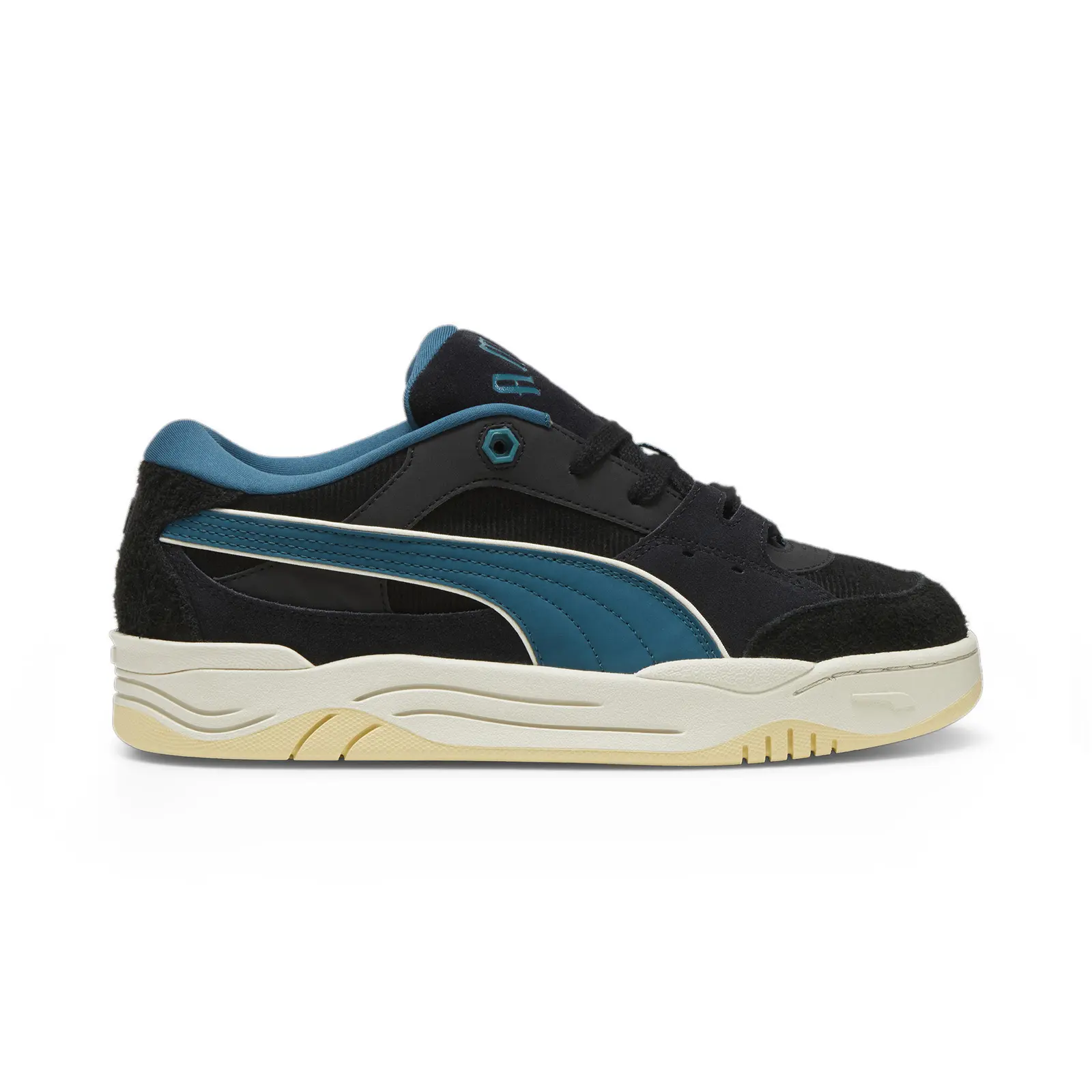 Puma-180 Play.Paris. 39841401 Mens Black Suede Lifestyle Sneakers Shoes