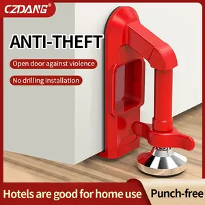 Door Stopper Anti-Theft Door Holder, Hotel Travel Safety Device, Home Security Door Blocker, Self-Defense Tool, Prevent Collision