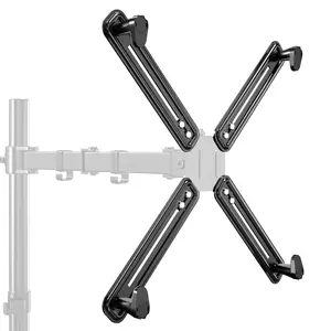 Suptek Universal VESA Mount Bracket Adapter Monitor Arm Mounting Kit for Screen 17 to 27 inch WK002