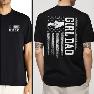 Girl Dad T-shirt, Proud Dad of Girl Shirt, Father's Day Gift from Daughter, Gift for Dad,Dad Tee, Father's Day Shirt,  Cotton Shirt