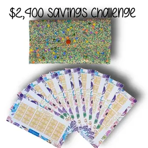 Savings Challenge - Chunky Glitter Savings Challenge