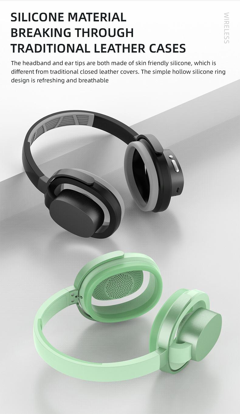 ZW-083 Headset Bluetooth Headphones，Hollow Earphone Design,Outstanding Acoustic Performance Balance Technology, Low-Latency Sound Image Synchronization, Bluetooth 5.4 Stable Version, 30-Hour Battery Life, Suitable For Work Or Outdoor Activities.
