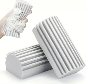 Magic Dusting Sponge Brush for Blinds, Crockery, Glass, Baseboards, Vents, Mirrors, Window Tracks - Versatile Duster