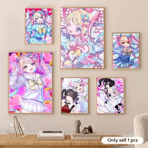 N-Needy Girl O-Overdose game Poster HD Sticky Waterproof Wall Art | High Quality Print Aesthetic Home Living Bedroom Bathroom hallway Decor Trendy Room Decoration | Multiple Size Options Available