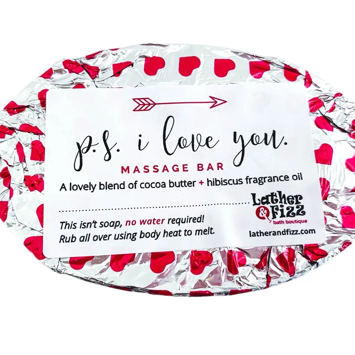 P.S. I Love You Massage Bar Body Care Fragrance Oil Gift
