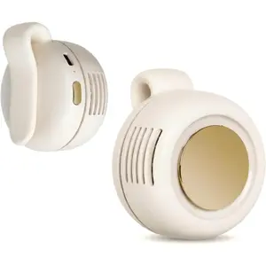Portable Silent Mini Bladeless Electric fan Clip-,3-Speed Rotatable Hands-Free Clip- Fan for Shirt and ,Portable Mini Bladeless Fan Clip-,For Outdoor & Travel & Office & Indoor