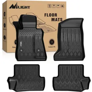 Nilight Car Floor Mats for Chevy Chevrolet Camaro 2016-2024, All-Weather Custom-Fit, Heavy-Duty Car Floor Liners