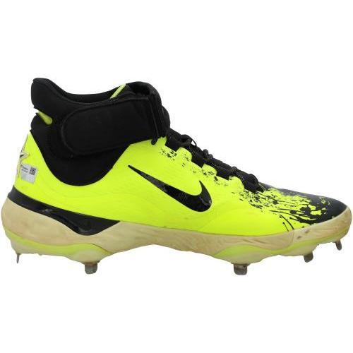 Pete Alonso New York Mets Game-Used Black and Yellow Nike Cleats vs. Atlanta Braves on June 23, 2025 - Fanatics Authentic Certified