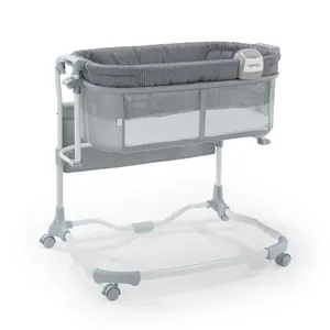 Ingenuity Dream & Grow Bedside Baby Bassinet - Handstitch: Bassinet/Bedside Sleeper, Metal Frame, 25 Lbs Max Weight