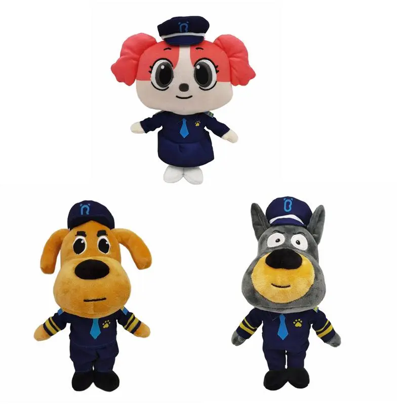 Sheriff Labrador Stuffed Animal, Cartoon Police Dog Plush Toy, Cute Collectible, Cute Plush Charm for Kids Gifts, Cute Collectibles, Collectibles