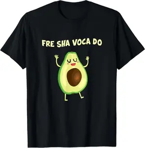 Fre Shavocado Shirt Fresh Avocado Funny Vine Meme Shirt T-Shirt Pure Cotton Graphic Tees Menswear Top: Gifts for Men & Women