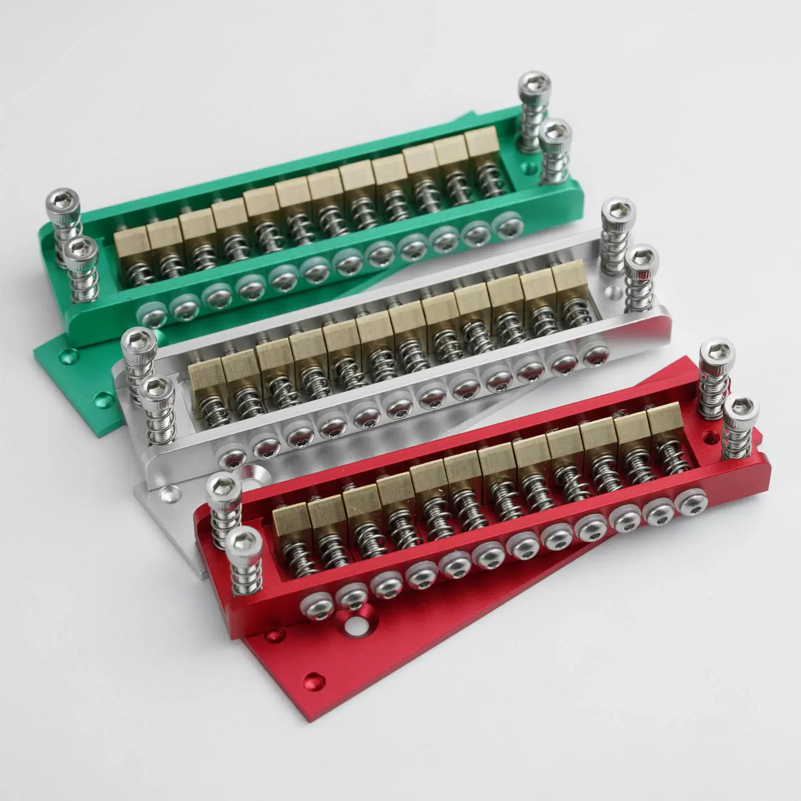 Guyker GMA-100 Roller Saddle Hardtail Bridge Rickenbacker Style for 12-String Guitar