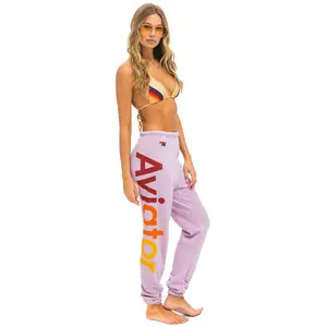 AVIATOR NATION 2 SWEATPANTS - MAUVE