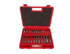 24pc Long Spline & Short Spline Bit Socket Set S2 Steel XZN Triple Square 12-PT - 88189