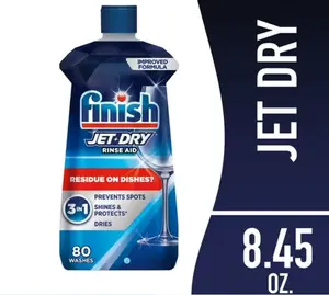 Finish Jet-Dry Rinse Aid, Dishwasher Rinse Agent and Drying Agent, 8.45 oz