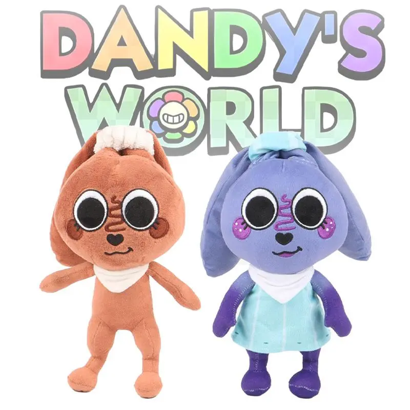 Dandy's World Plush Spring Outing Cocoa Plush Doll Horror Game Plushie Soft Pillow Cute Bunny For Kids Birthday Gifts Room Decor