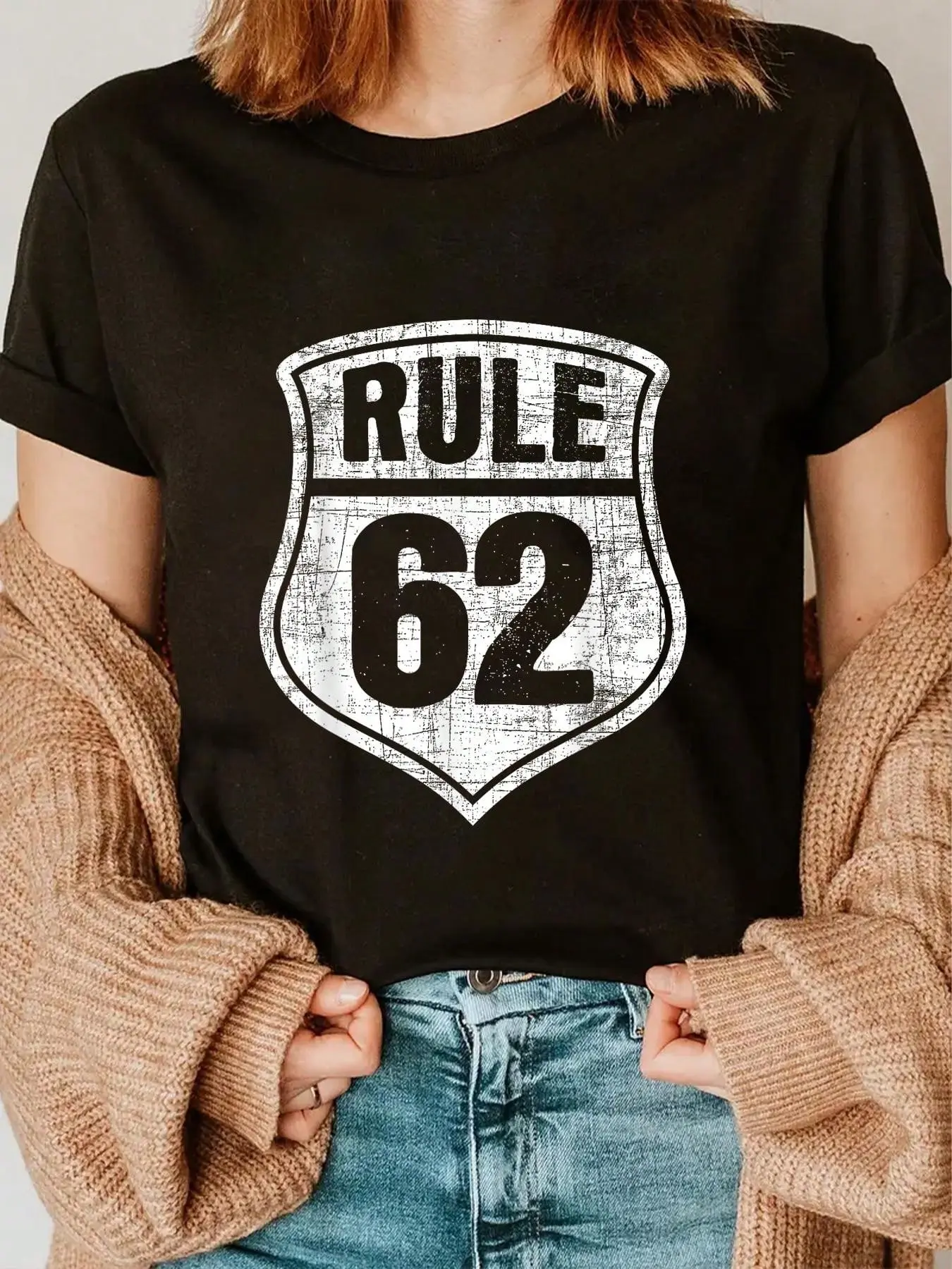 100% Cotton Rule 62 - Sobriety Anniversary Recovery Sober AA NA T-Shirt