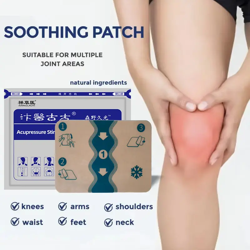 Analgesic Pain Relief Heat Patch - Therapeutic Joint-Specific Knee Pain Relief Product with Analgesic Effect, Wellness Therapy Solution for Arthritis, Synovitis