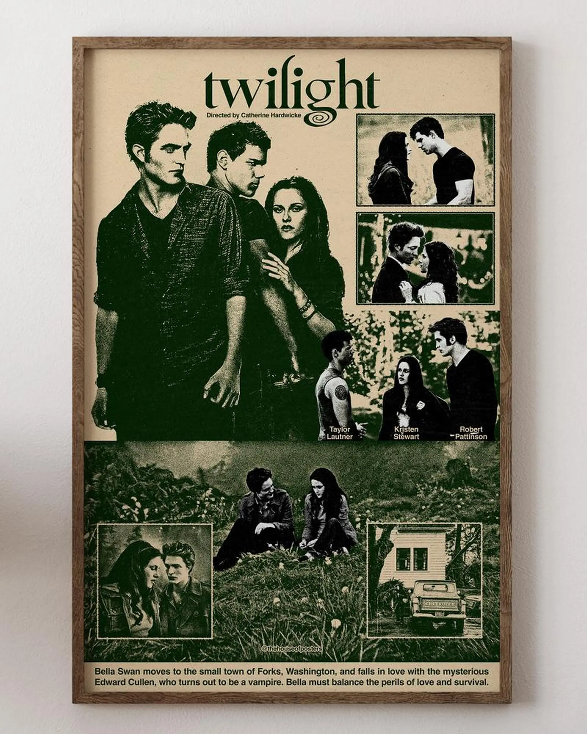 Twilight Movie Poster, Wall Art Print, Aesthetic Wall Art, for Bedroom Decor Lightweight Artwork, No Frame