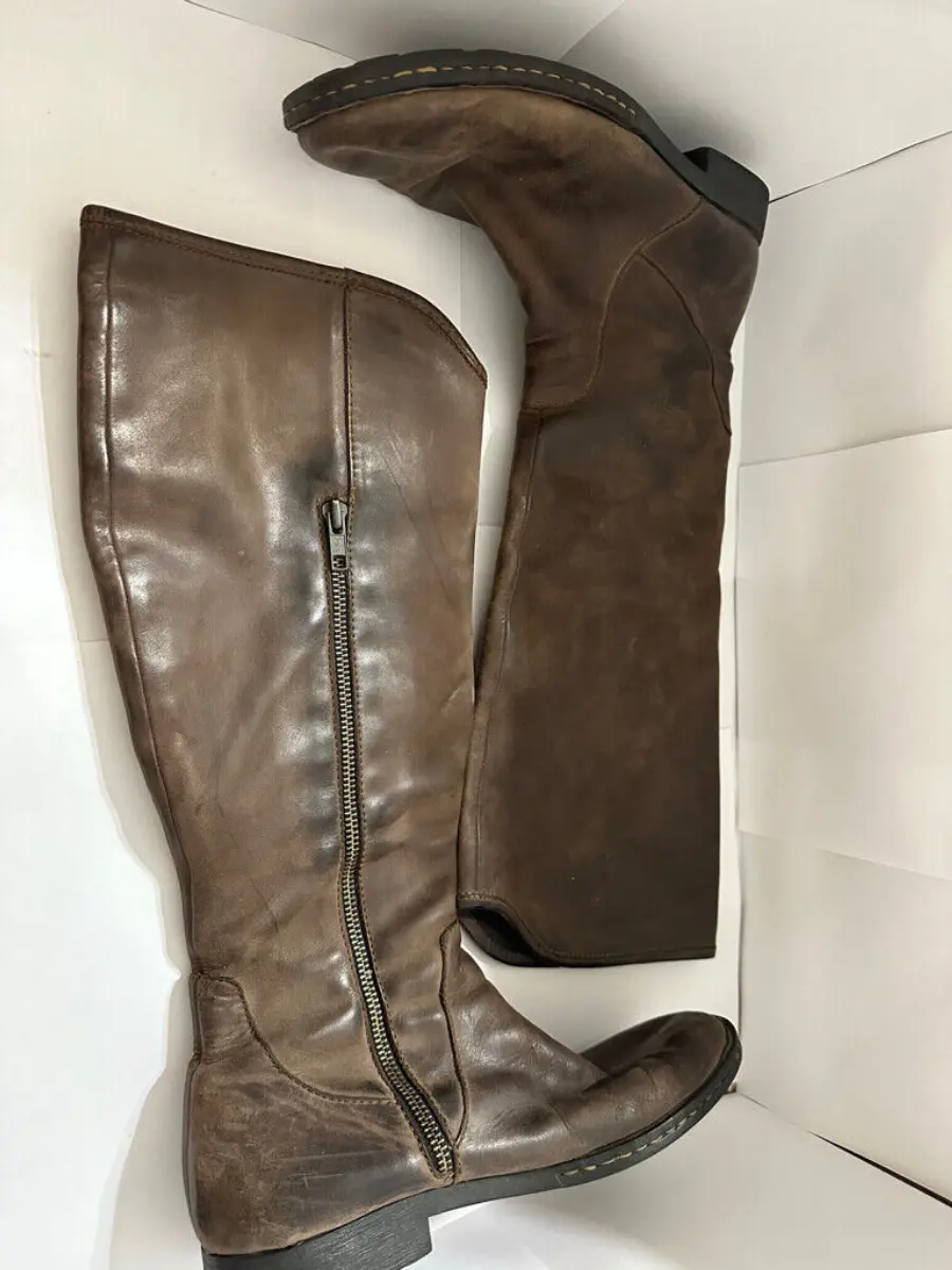 Born Leather Riding Boots Size 7 Women’s Girl Walking Shoes