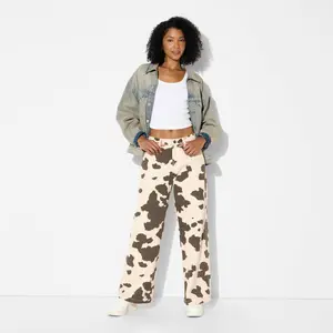 Women's High-Rise Straight Leg Pants - Wild Fable