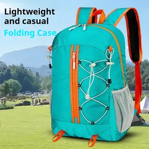 Outdoor Multifunctional Ultra Light Foldable Large Capacity Oxford Backpack for Mountain Riding and Casual Use