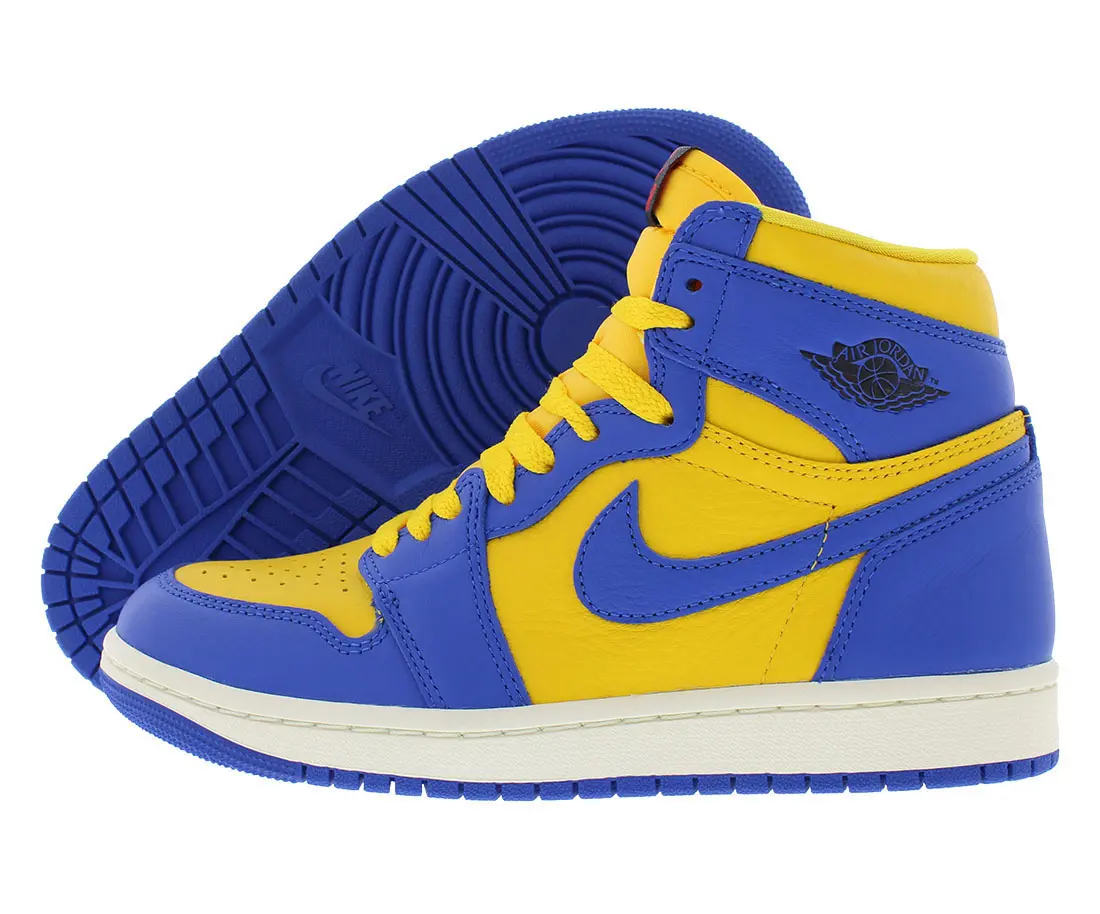 NIKE Women's Jordan 1 Retro Hi OG High-Top Athletic Sneaker - Premium Casual Sports Footwear, Sports Shoes