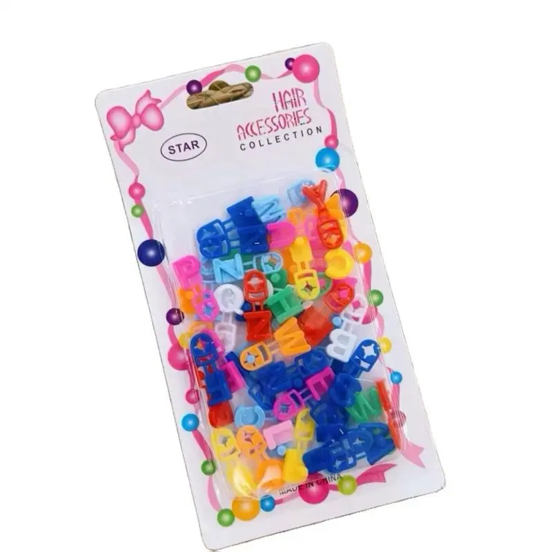 STAR Hair Barrettes Mini Letter A BC Accessories Collection Colorful Alphabet Clips for Styling Cute Versatile Fun Hair Accessories